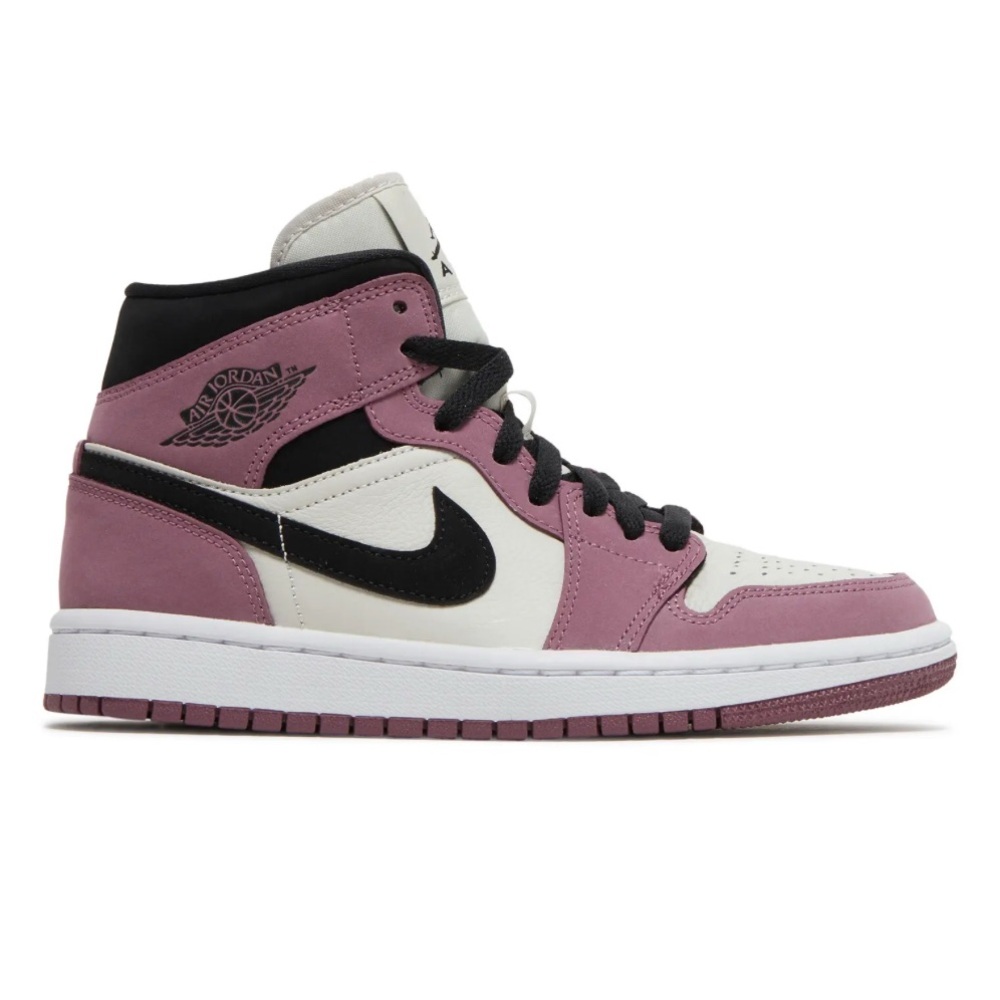 Nike Air Jordan 1 mid Women's Sneakers Berry Pink